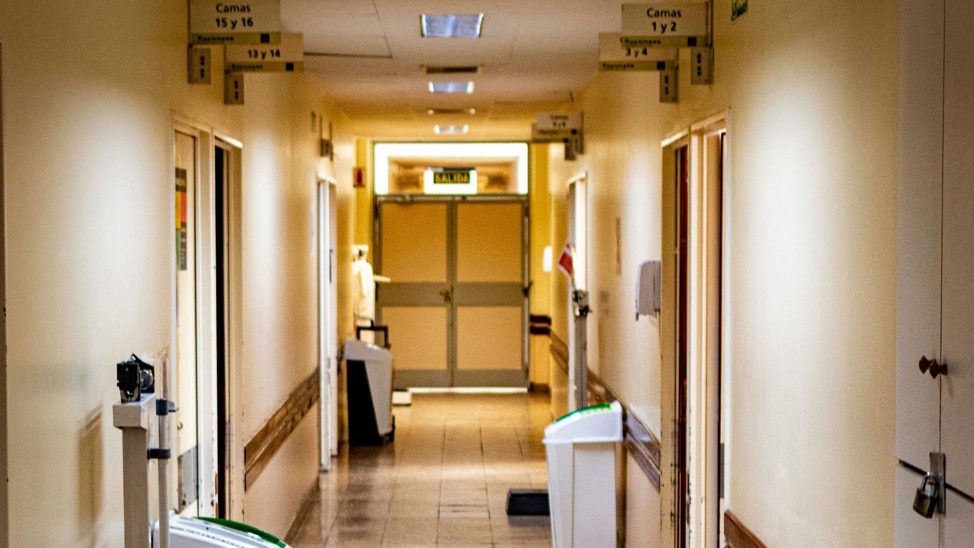 Pasillo hospitalario